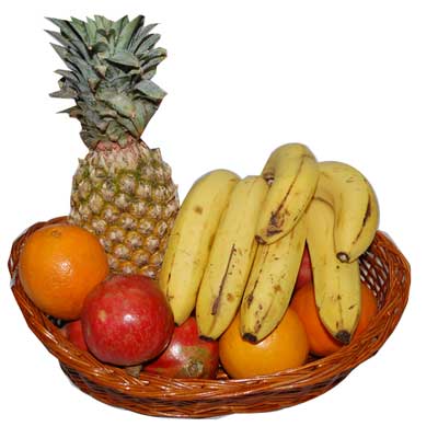 "Fresh Fruit Basket - 3 kgs code - NB04 - Click here to View more details about this Product